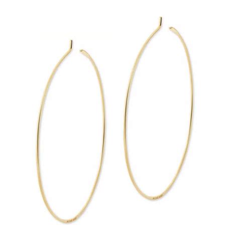 michael kors gold whisper hoops|Precious Metal.